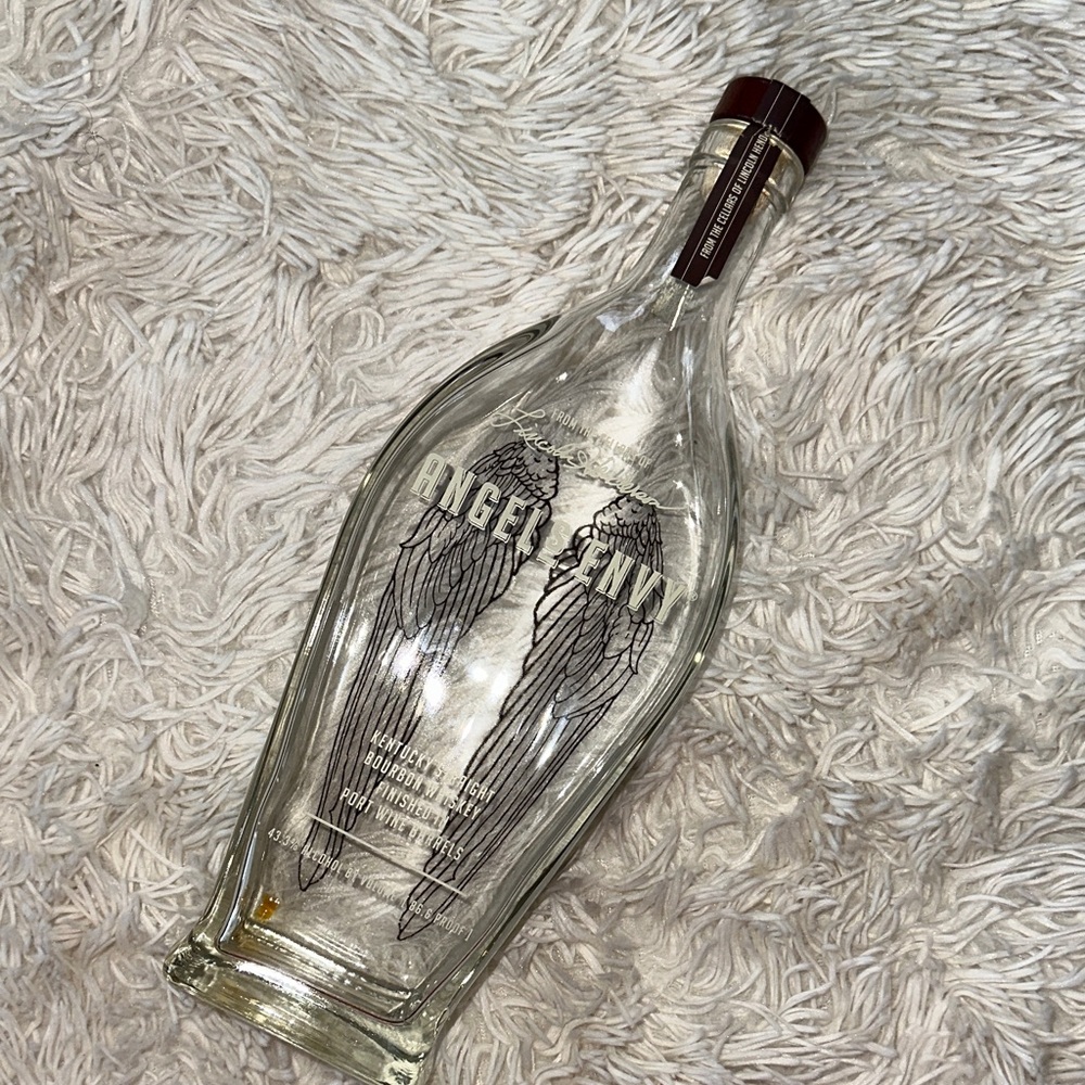 Angels Envy Empty Glass Bottle
